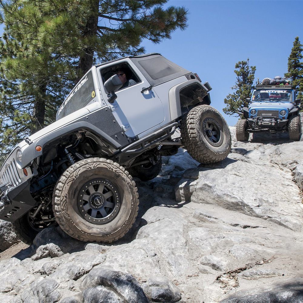 Jeep Wrangler JK 2 Dr Rock Crawler Side Armor (Black)