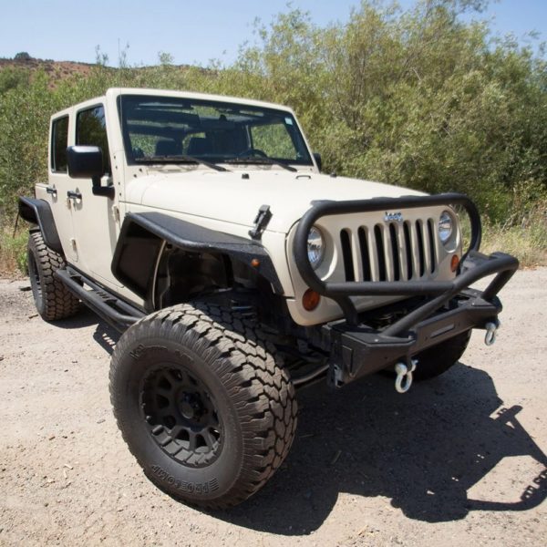 Jeep Wrangler JK 4 Dr Rock Crawler Side Armor (Black)