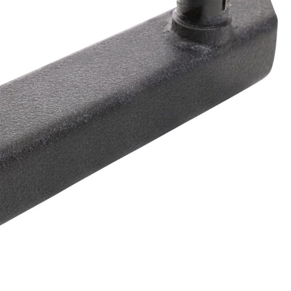 CLASSIC ROCK CRAWLER REAR BUMPER AND TIRE CARRIER WITH RECEIVER HITCH (BLACK)