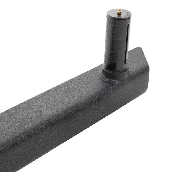 CLASSIC ROCK CRAWLER REAR BUMPER AND TIRE CARRIER WITH RECEIVER HITCH (BLACK)