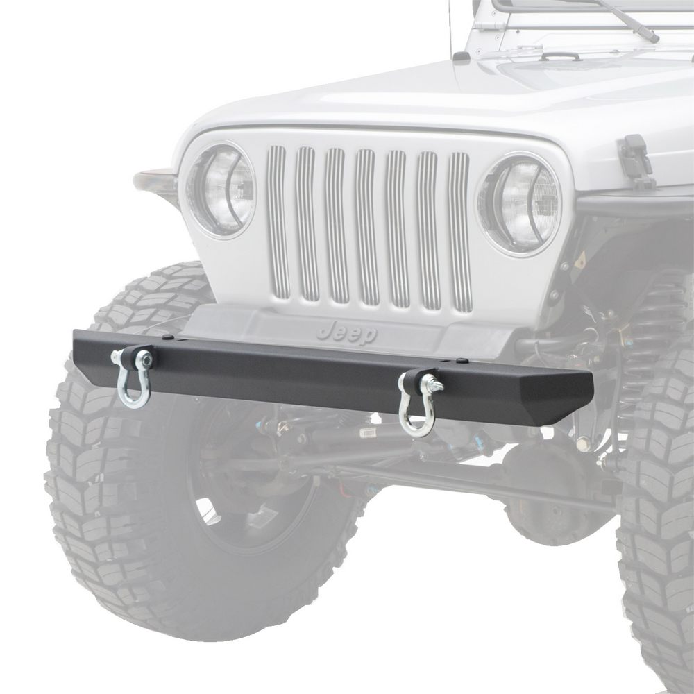 Jeep TJ/YJ SRC CLASSIC ROCK CRAWLER FRONT BUMPER WITH D-RING (BLACK)