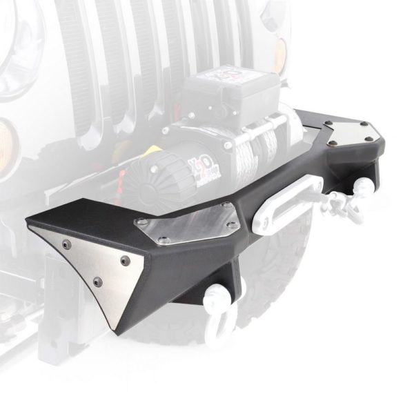 Jeep Wrangler JK 2 & 4 Dr XRC M.O.D. Modular Center Section with Winch Plate and D-ring Mounts (Black)