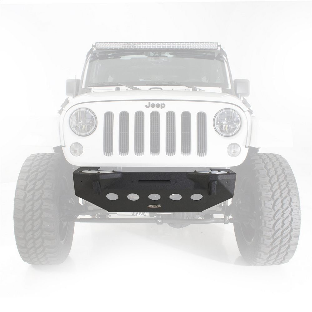Jeep Wrangler JK 2 & 4 Dr XRC M.O.D. Modular Center Section with Winch Plate and D-ring Mounts (Black)