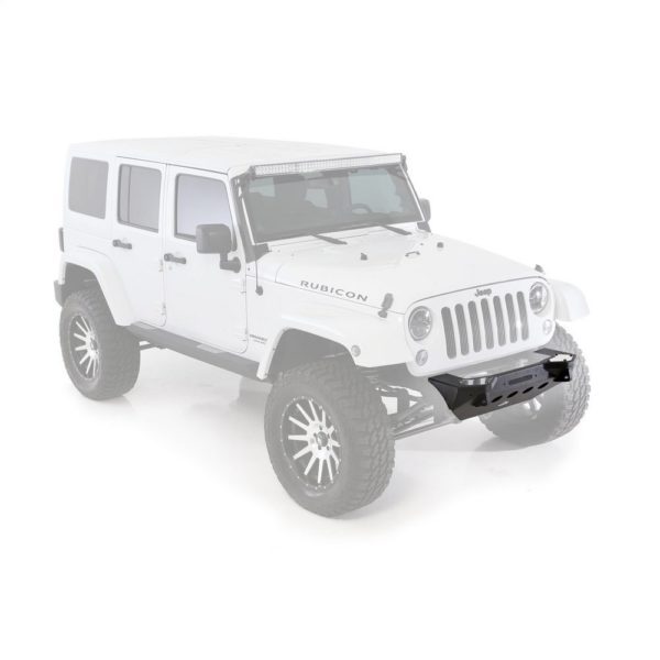 Jeep Wrangler JK 2 & 4 Dr XRC M.O.D. Modular Center Section with Winch Plate and D-ring Mounts (Black)