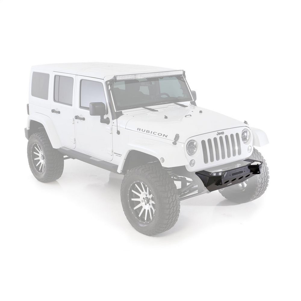 Jeep Wrangler JK 2 & 4 Dr XRC M.O.D. Modular Center Section with Winch Plate and D-ring Mounts (Black)