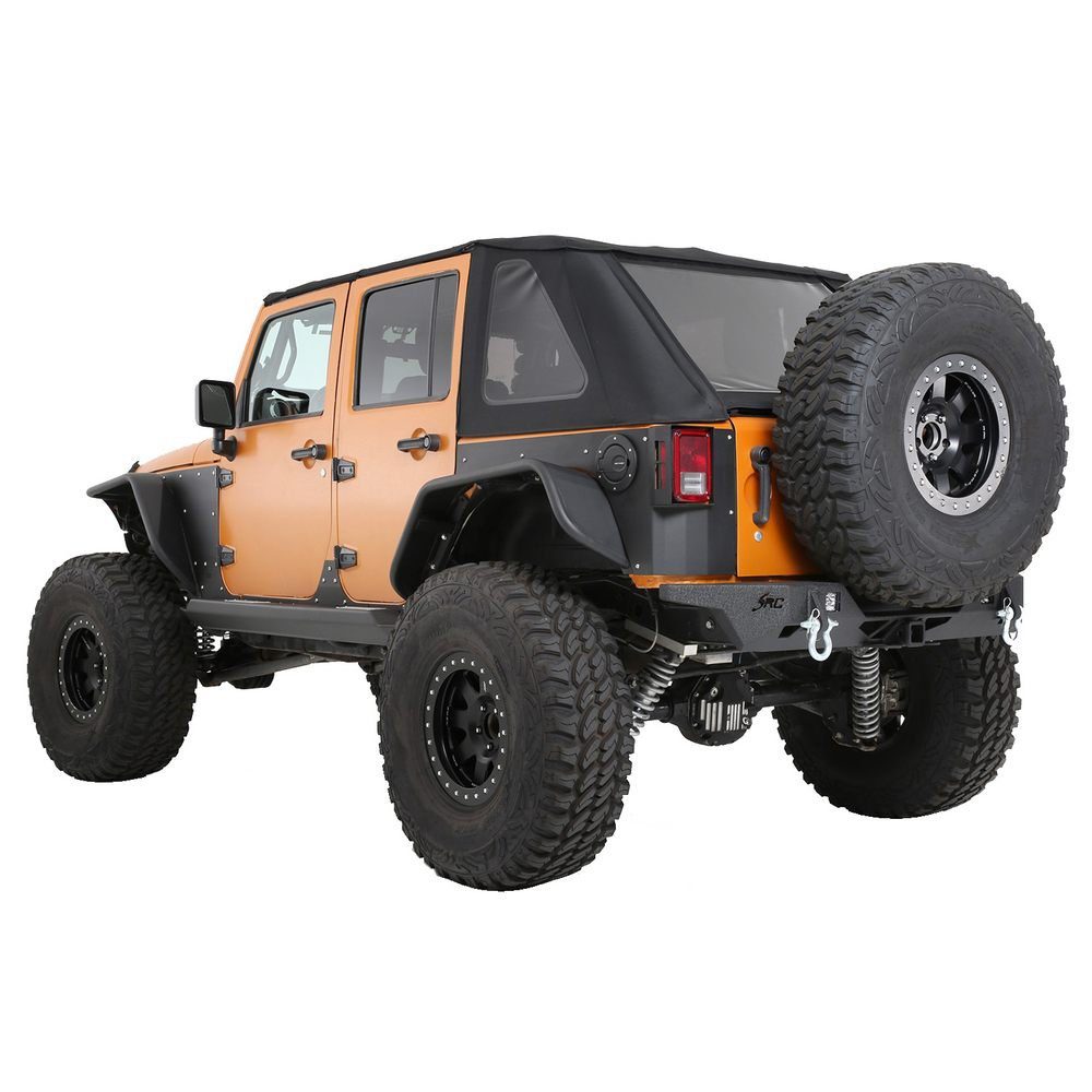 Jeep Wrangler JK, 2 & 4 Dr Flux Front Fender Flare Set (Paintable)