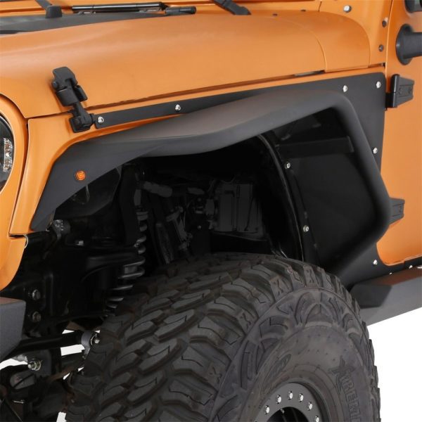 Jeep Wrangler JK, 2 & 4 Dr Flux Front Fender Flare Set (Paintable)