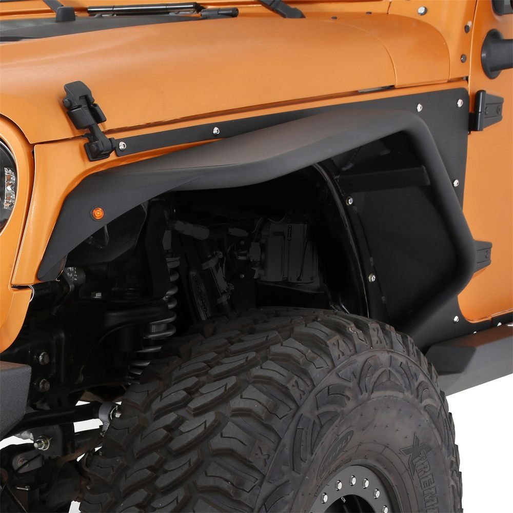 Jeep Wrangler JK, 2 & 4 Dr Flux Front Fender Flare Set (Paintable)