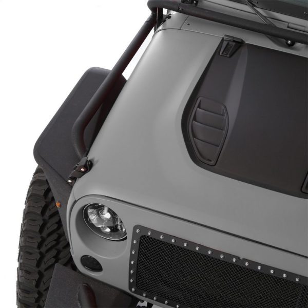 Jeep Wrangler JK, 2 & 4 Dr Flux Front Fender Flare Set (Paintable)