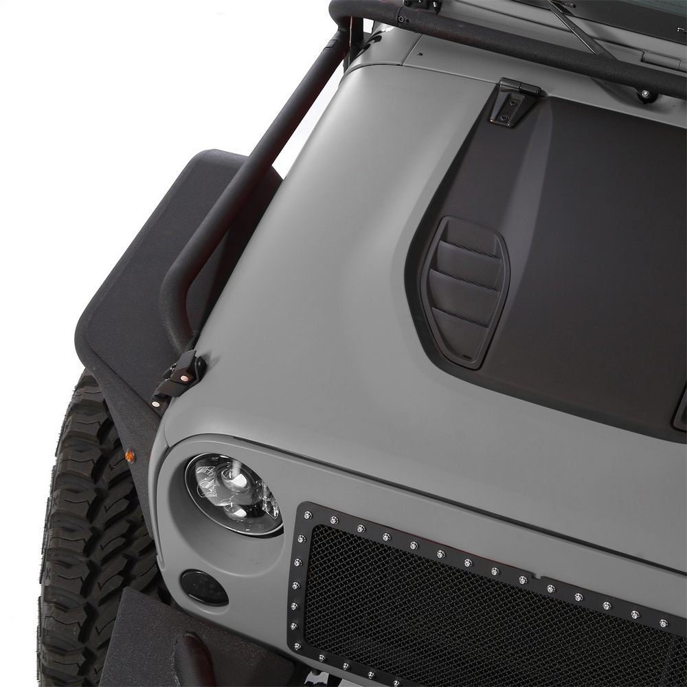 Jeep Wrangler JK, 2 & 4 Dr Flux Front Fender Flare Set (Paintable)