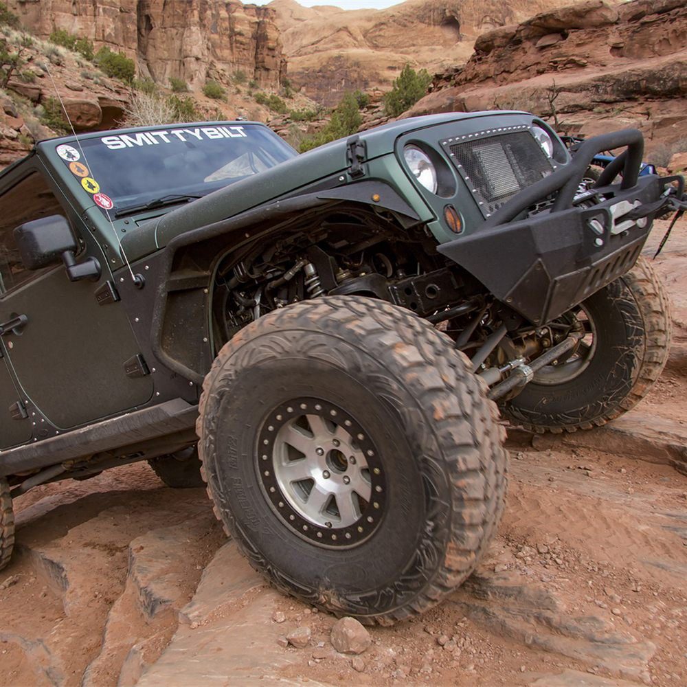 Jeep Wrangler JK, 2 & 4 Dr Flux Front Fender Flare Set (Paintable)