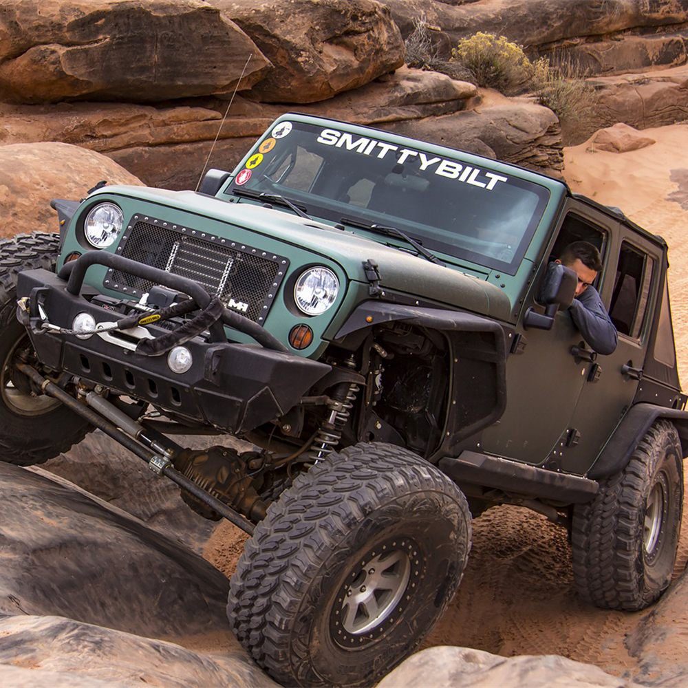 Jeep Wrangler JK, 2 & 4 Dr Flux Front Fender Flare Set (Paintable)