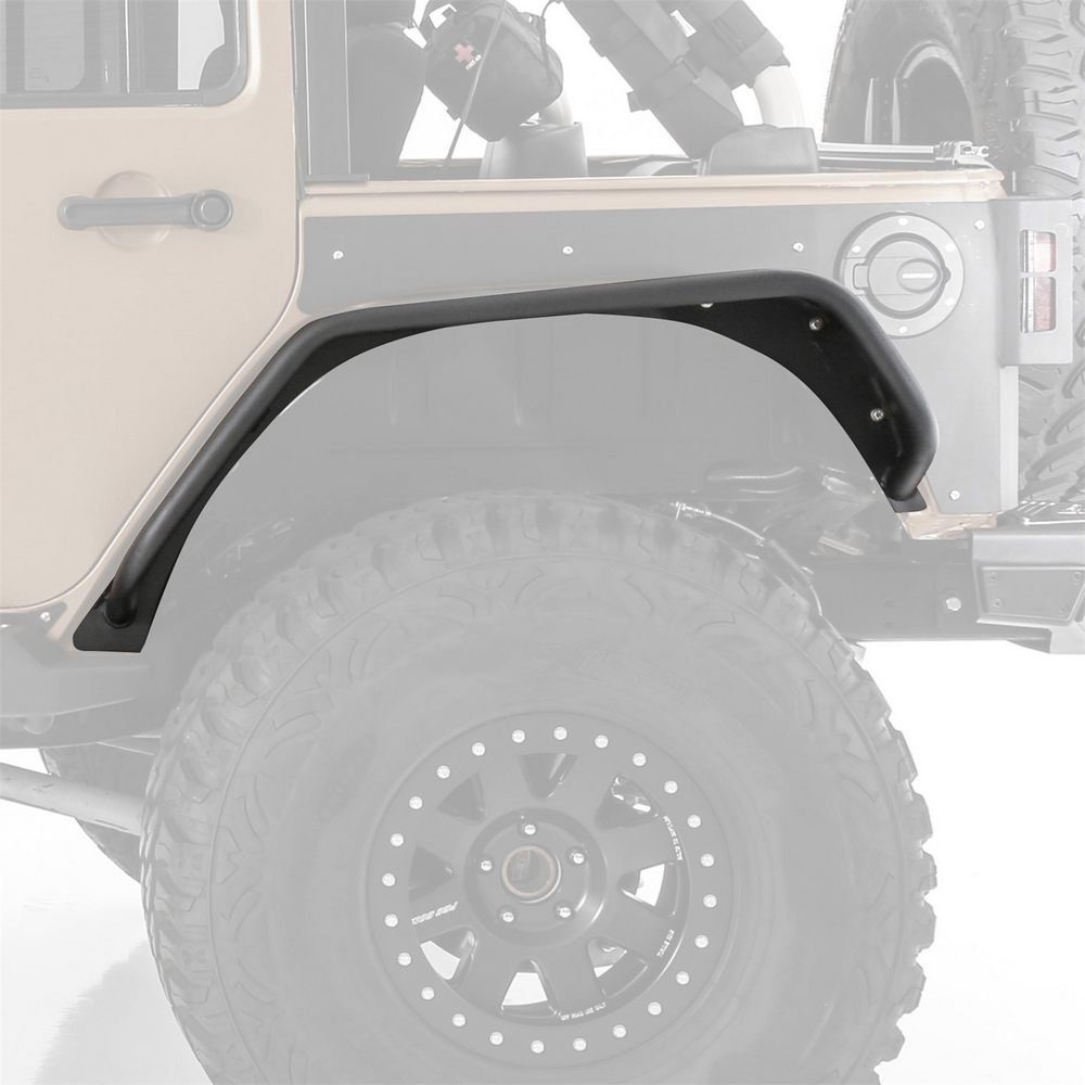 Jeep Wrangler JK 2 & 4 Dr XRC Flux Rear Fender Flare Set (Paintable)