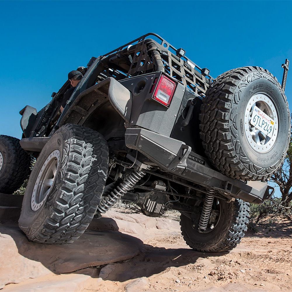 Jeep Wrangler JK 2 & 4 Dr XRC Flux Rear Fender Flare Set (Paintable)