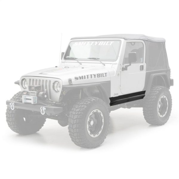 JEEP TJ XRC ROCK SLIDERS (BLACK)