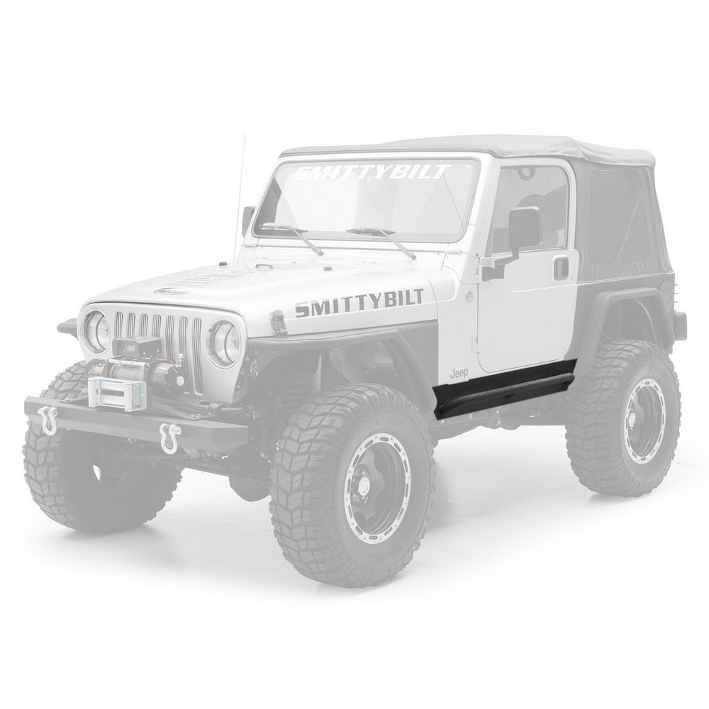 JEEP TJ XRC ROCK SLIDERS (BLACK)