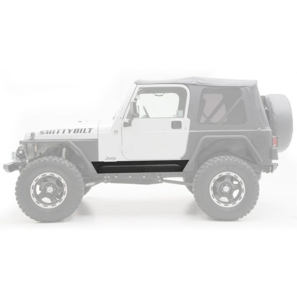 JEEP TJ XRC ROCK SLIDERS (BLACK)