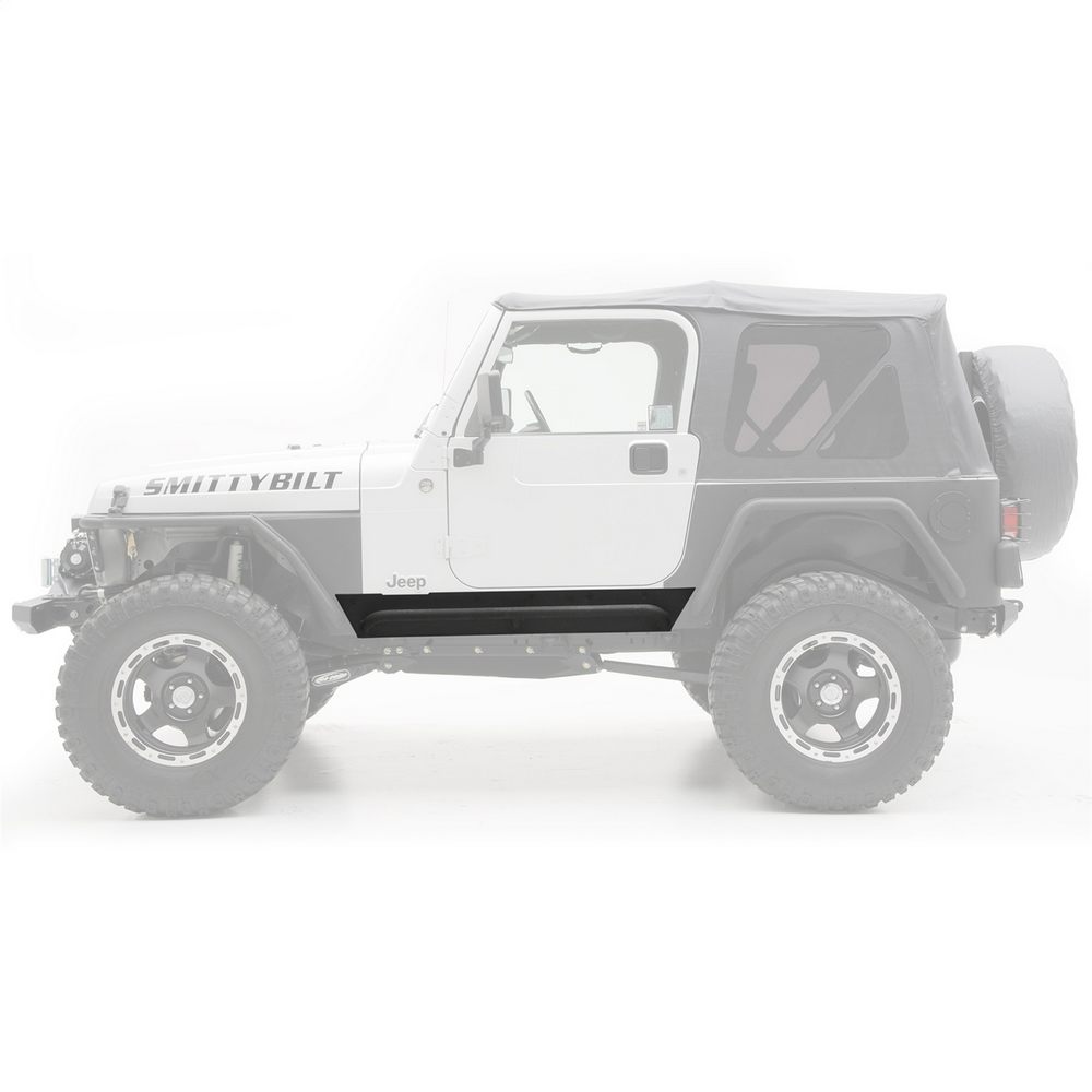 JEEP TJ XRC ROCK SLIDERS (BLACK)