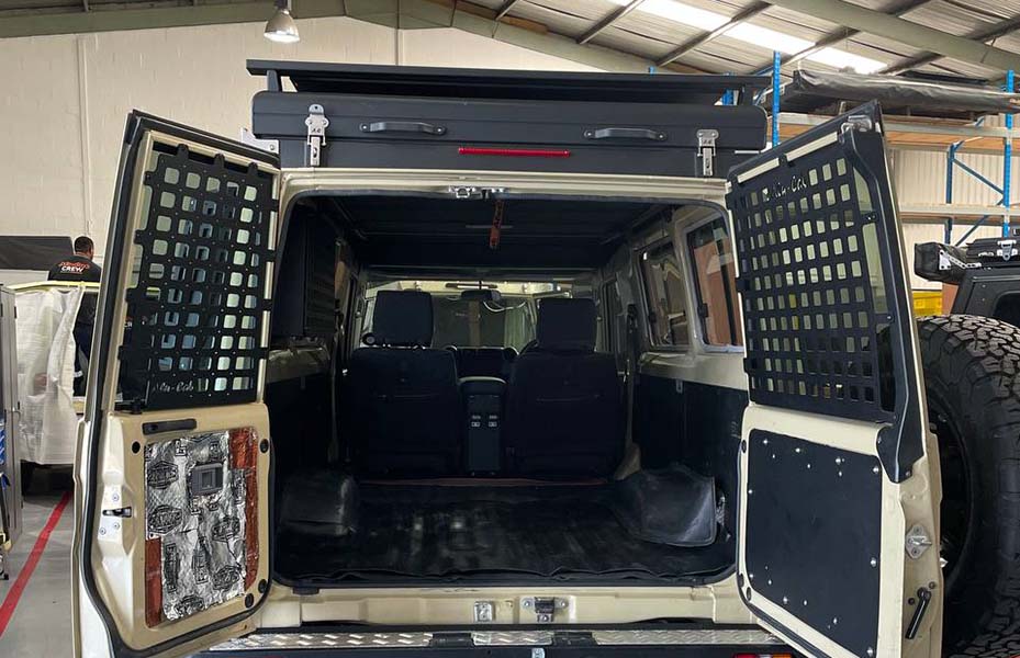 LC78 Rear Door Molle Plates