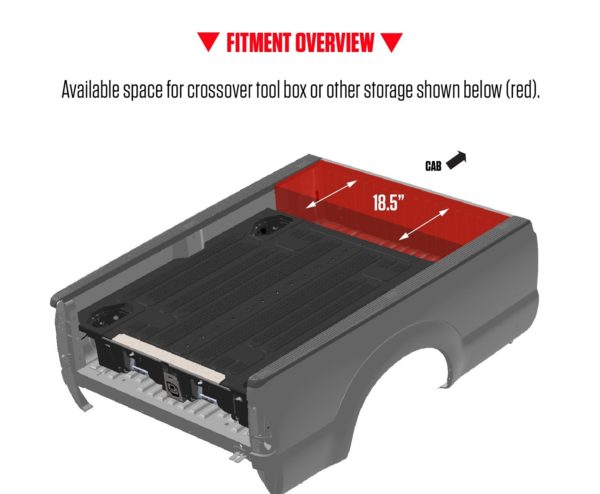 Ford F250 2017+ 8′ 0″ DECKED DRAWER SYSTEM Legacy