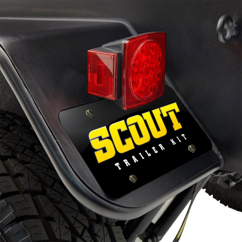 SCOUT TRAILER includes roofrack, awning and shower box
