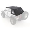 Jeep Wrangler JK, 2 Dr Bowless Combo Top with Tinted Windows and No Door Uppers (Black Diamond) - Image 2
