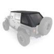 Jeep Wrangler JK 4 Dr Bowless Combo Top With Tinted Windows and No Door Uppers (Black Diamond) - Image 2