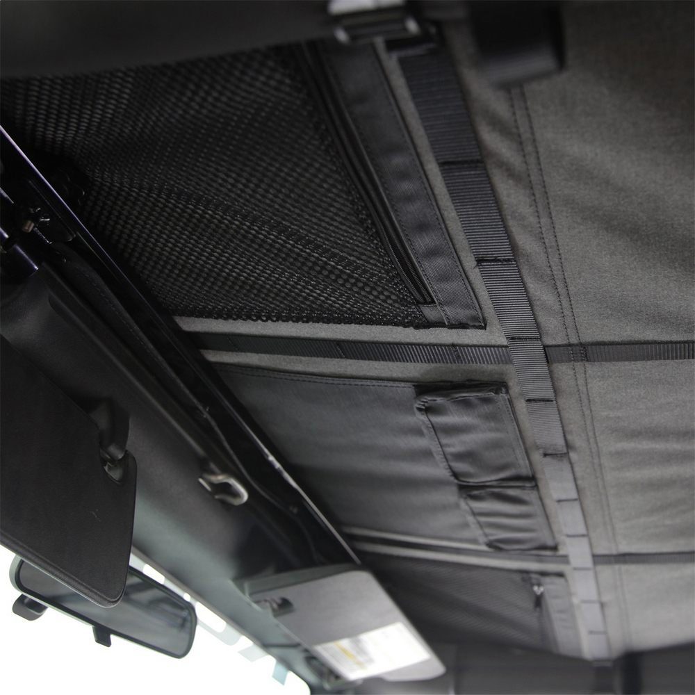 Jeep Wrangler JK 4 Dr Bowless Combo Top With Tinted Windows and No Door Uppers (Black Diamond)