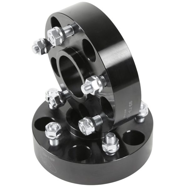 JEEP XJ/YJ/TJ/KJ/KK/ZJ G2 5 on 4.5 Bolt Pattern with 1.25″ Wheel Spacers (Black)