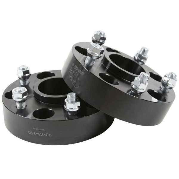 JEEP JK G2 5×5 Inch Bolt Pattern with 1.5″ Wheel Spacers (Black)