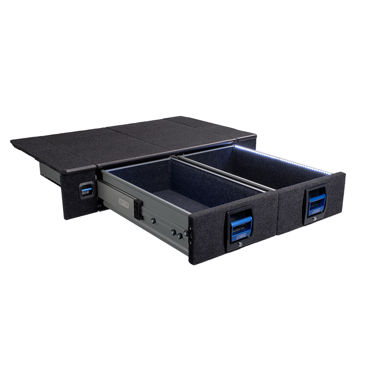 LC76 COMPLETE DUAL STORAGE DRAWER KIT 2007+