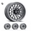 (17x8.5) 4x ANZA GUN METAL 6x5.5 (0 OFFSET)