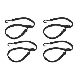 36″ ADJUST-A-STRAP 4PCS BLACK-THE PERFECT BUNGEE