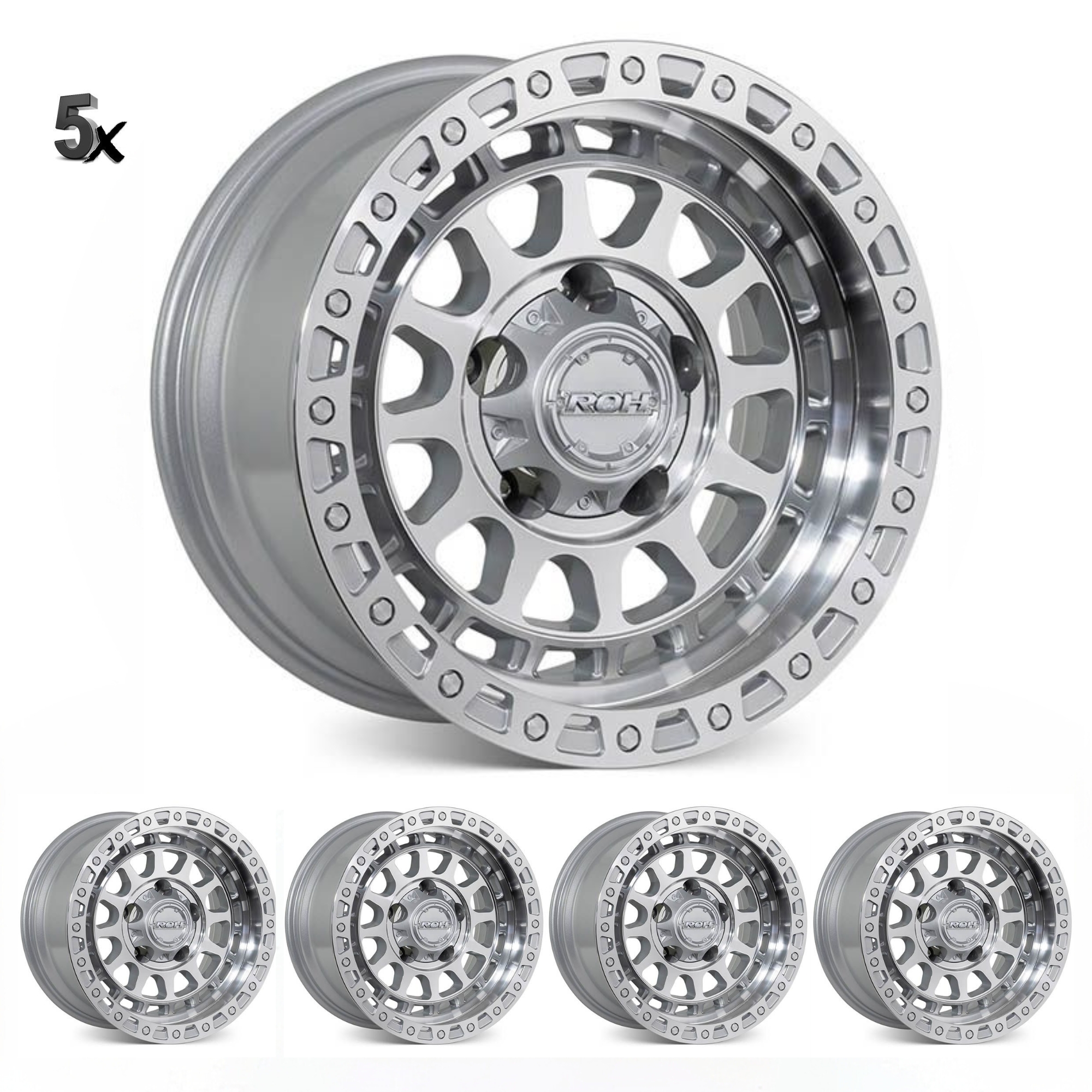 LC71/LC76/LC78/LC79 (16X9) 5x Assault Full Machined (5/150) -12/-59 Offset