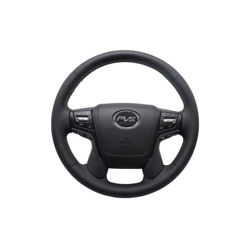 LC71/LC76/LC78/LC79 Black Rugged Edition Perforated Leather Steering Wheel