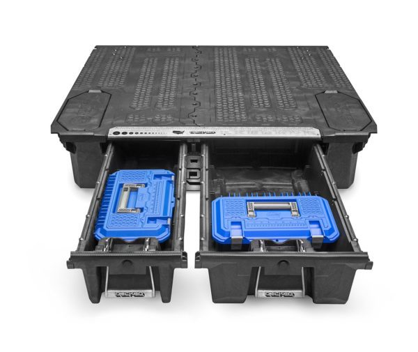 Crossbox – drawer tool box – narrow & wide drawer – blue lid