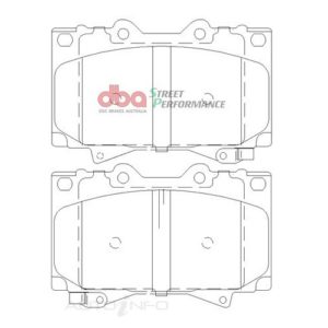 T2 FRONT BRAKE PADS (LC71/LC76 /LC78/LC79 / LX470 /LC100/LC105)