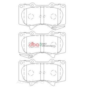 T2 FRONT BRAKE PADS (FJ/FORTUNER/ HILUX/ PRADO)