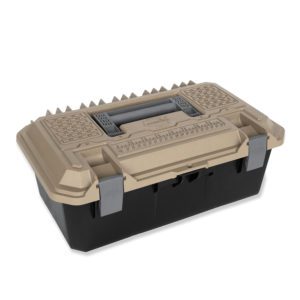Crossbox – drawer tool box – narrow & wide drawer – desert tan lid