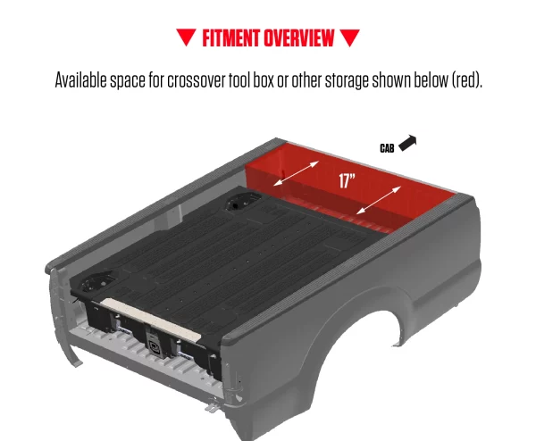 Sierra/Silverado 2500/3500 2007-2019  8′ DECKED DRAWER SYSTEM Legacy