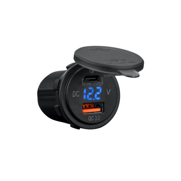 DUAL USB 4X4 – FLUSH MOUNT