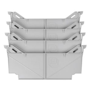 Locking tab wide drawer dividers – (1) one set of four