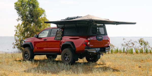 DELTAWING 270° AWNING with bracket + storage bag + led with dimmer