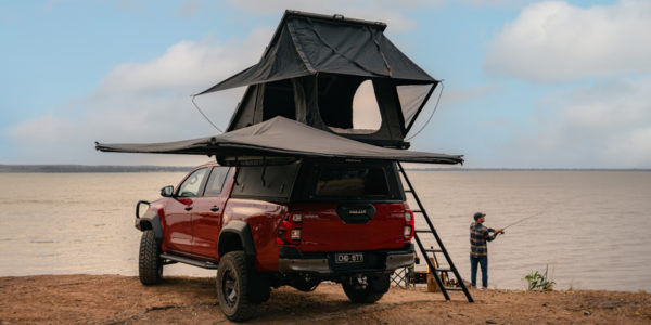 DELTAWING 270° AWNING with bracket + storage bag + led with dimmer