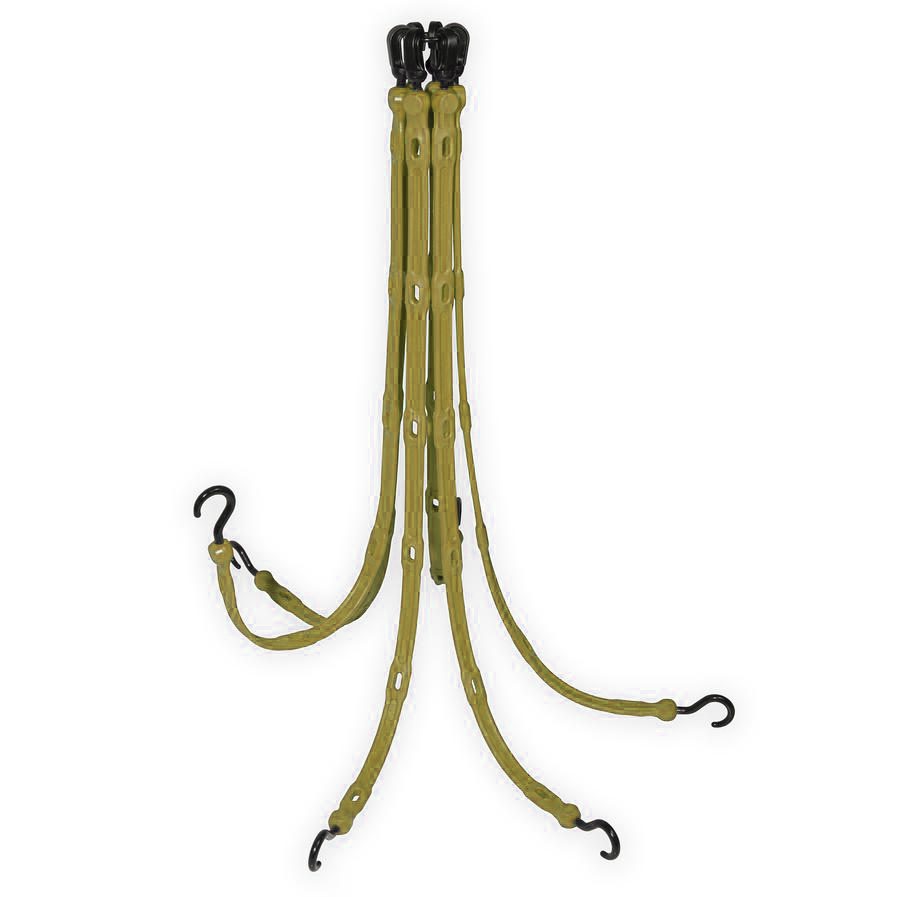 ADJUSTABLE FLEXWEB BUNGEE CARGO NET-GREEN