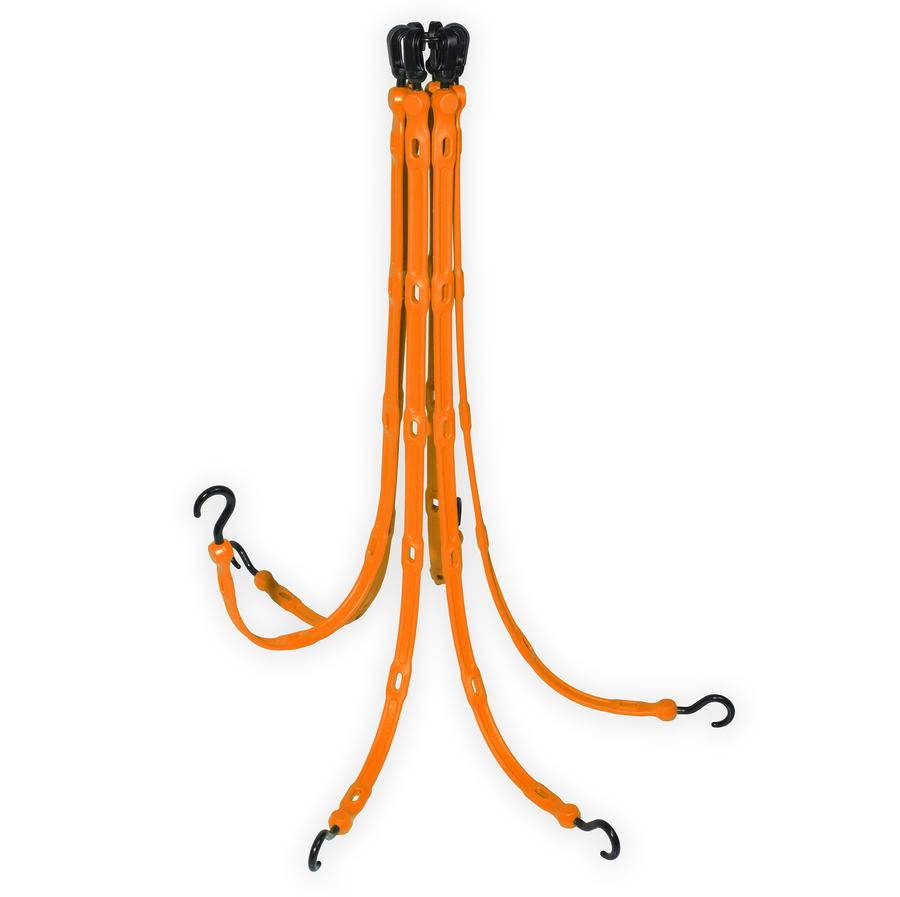 ADJUSTABLE FLEXWEB BUNGEE CARGO NET-ORANGE