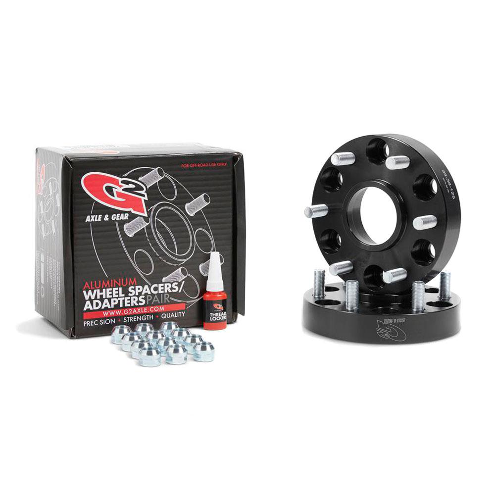 CHEVY/GMC 1500 G2 6 on 5.5 Bolt Pattern with 1.25″ Wheel Spacers (Black)