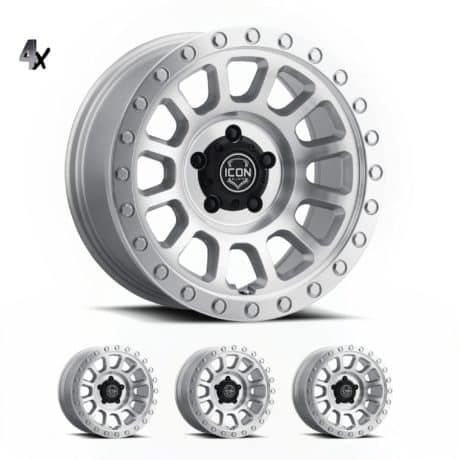 F-150 (17×8.5) 4x HULSE SILVER MACHINED 6×135 +6 OFFSET