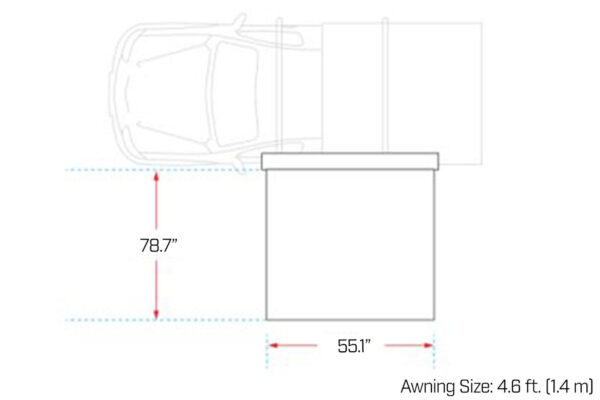 DELTAWING 90° AWNING