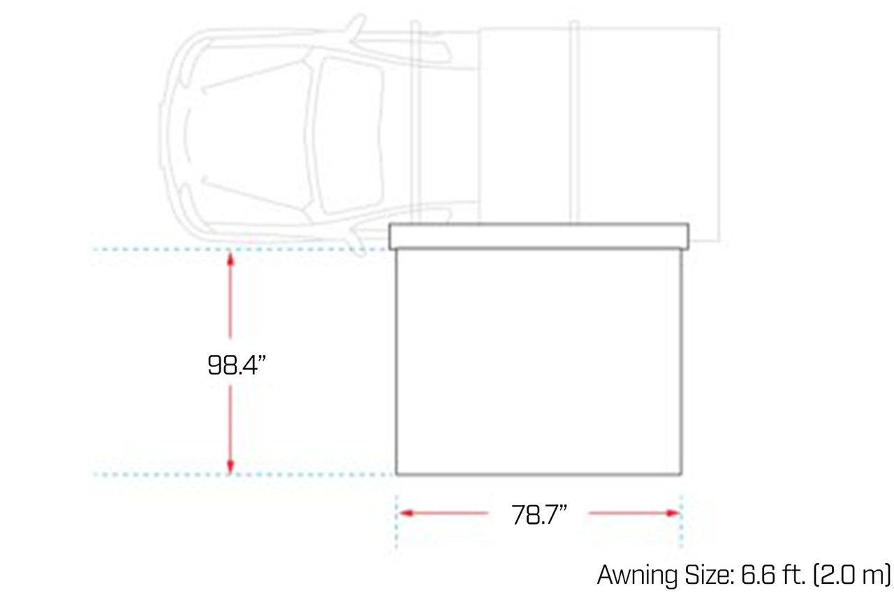 DELTAWING 90° AWNING